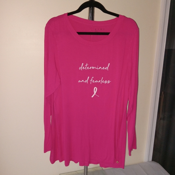 L I V I Tops - NWOT L I V I  PINK Tunic Top 18/20